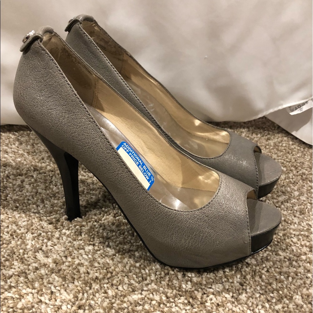 Grey Michael Kohrs heels